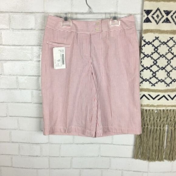 R.O.C. Legacy Collection Pink & White Stripe Seersucker Shorts Size 6 NWT - Picture 1 of 4